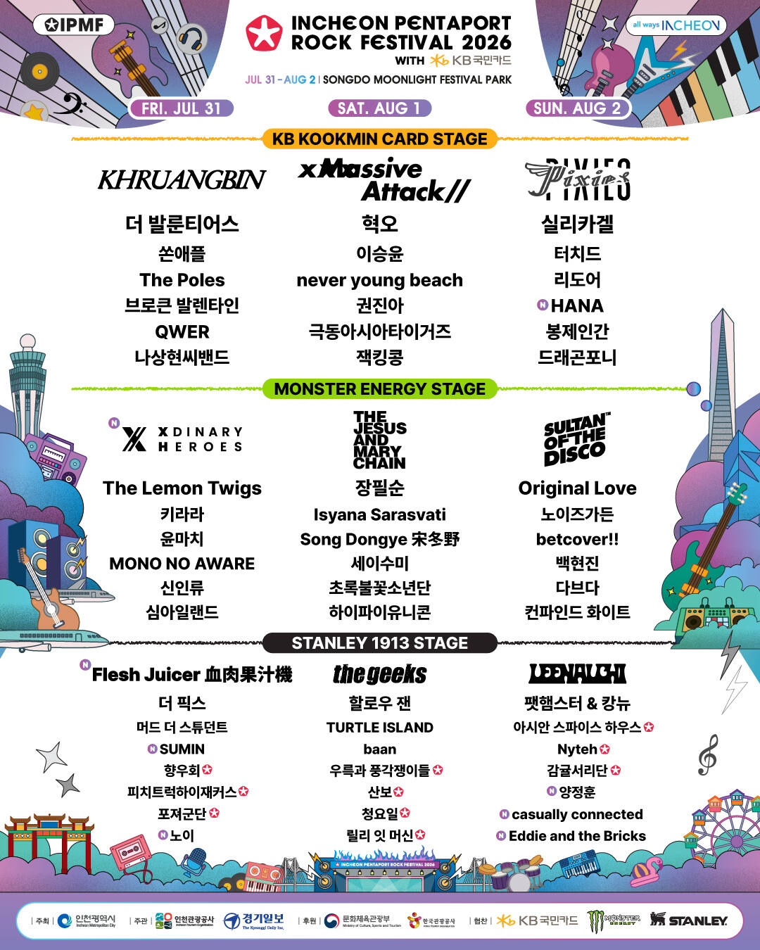 2026 Incheon Pentaport Rock Festival