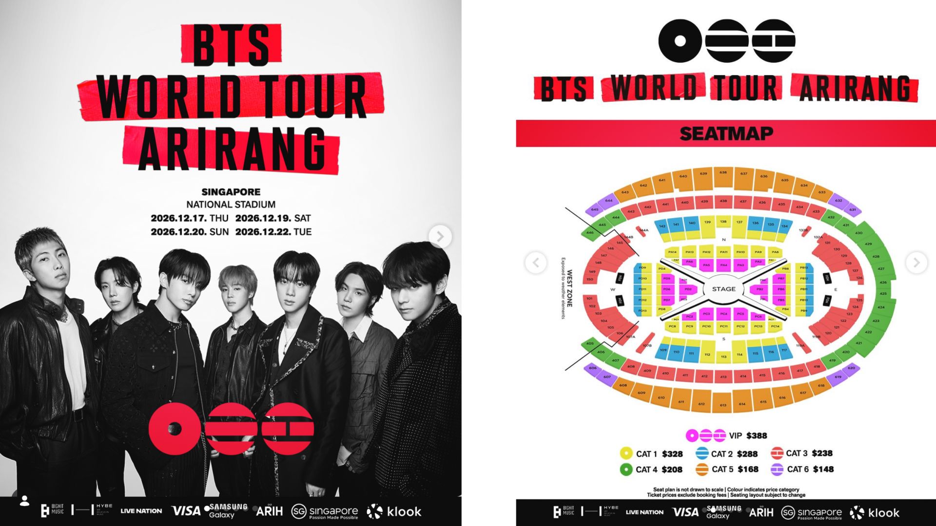 BTS Singapore Concerts