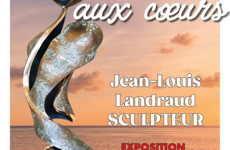 Cerises aux cœurs : exposition de sculptures en plein air de Jean-Louis Landraud