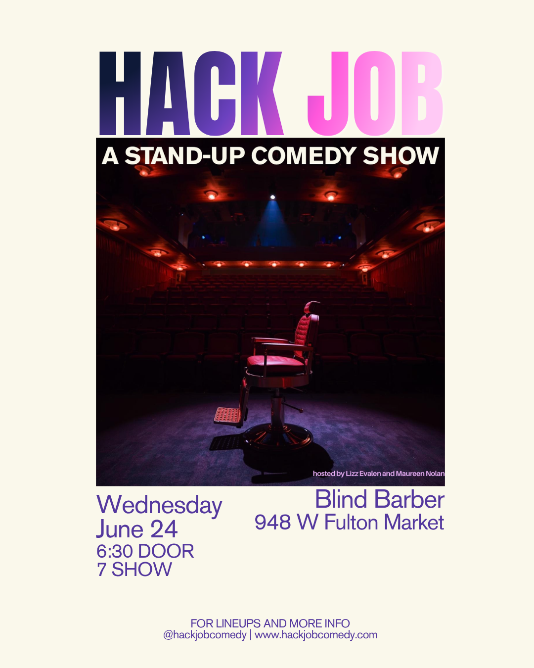 HACK JOB, A Comedy Show