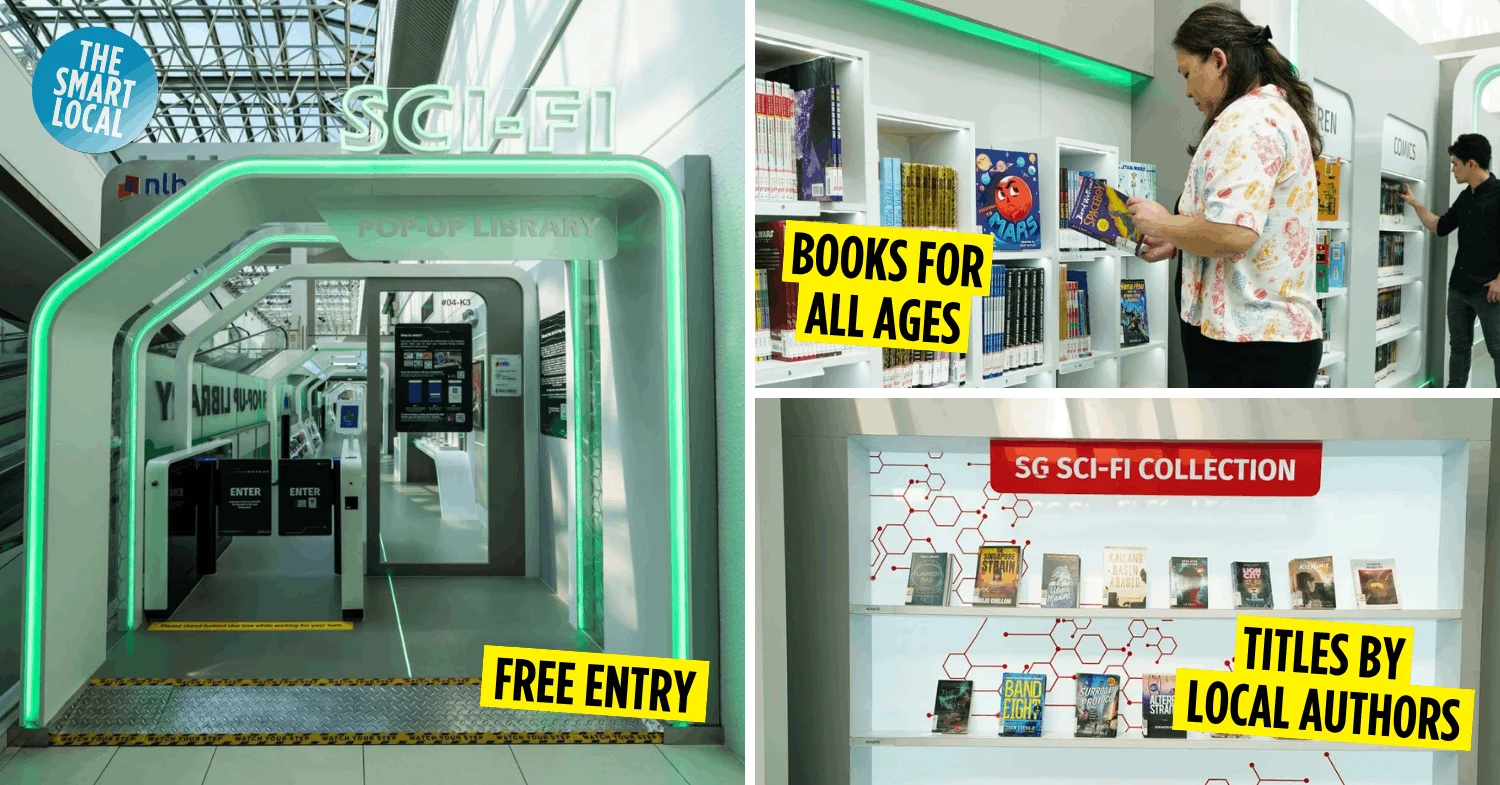 Sci-Fi Pop-up Library