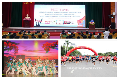 Chương trình nghệ thuật, Lễ mít tinh và giải chạy phong trào hưởng ứng Tháng hành động phòng, chống ma túy năm 2026
