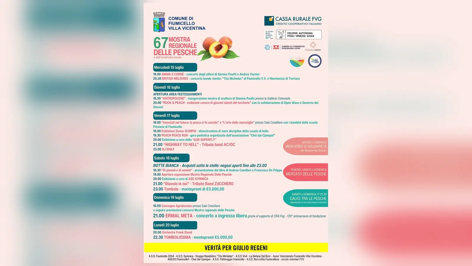 67ª Mostra regionale delle Pesche