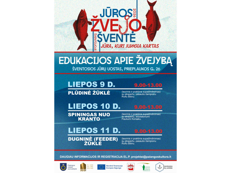 Jūros žvejo šventė 2026 Šventojoje