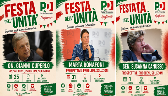 Festa dell’Unità 2026 a Guglionesi
