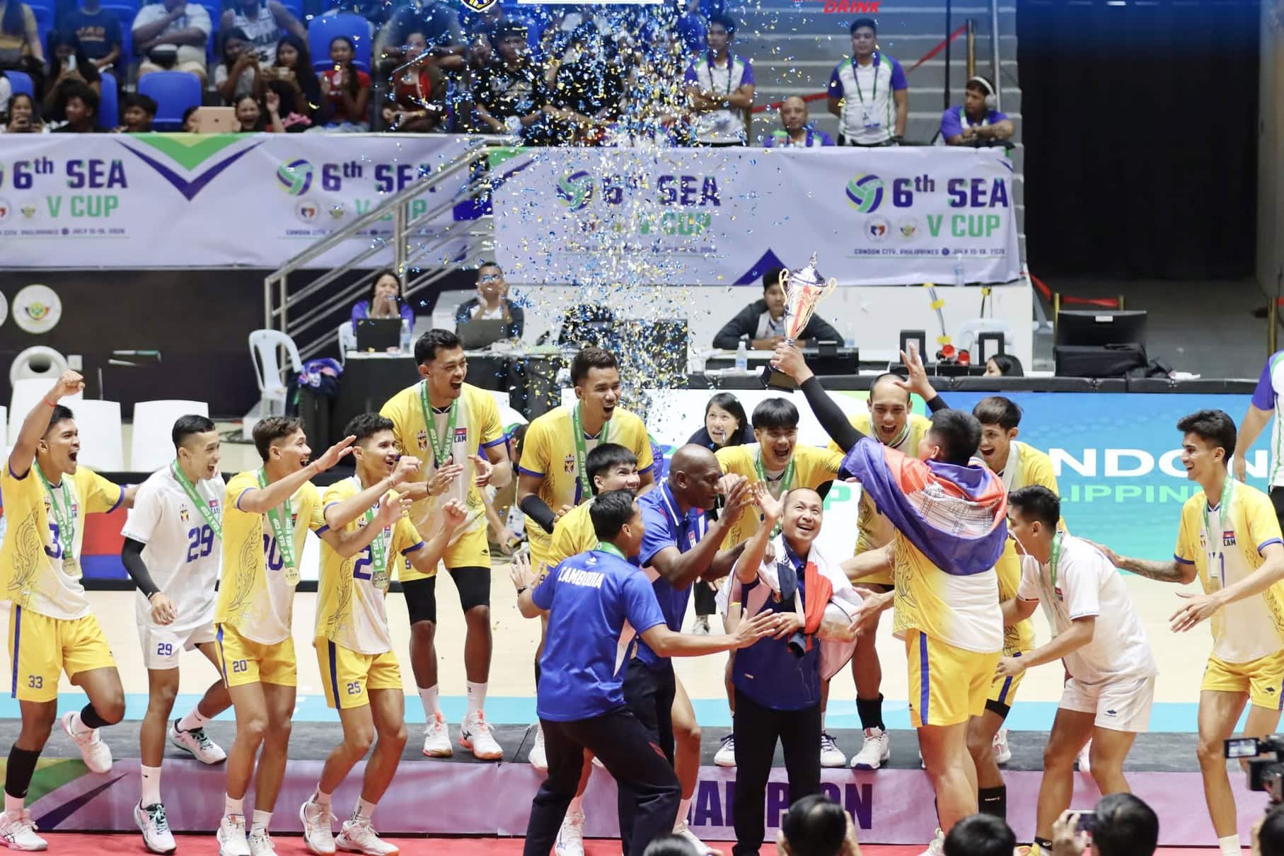 Cambodian Volleyball Team Victory Parade