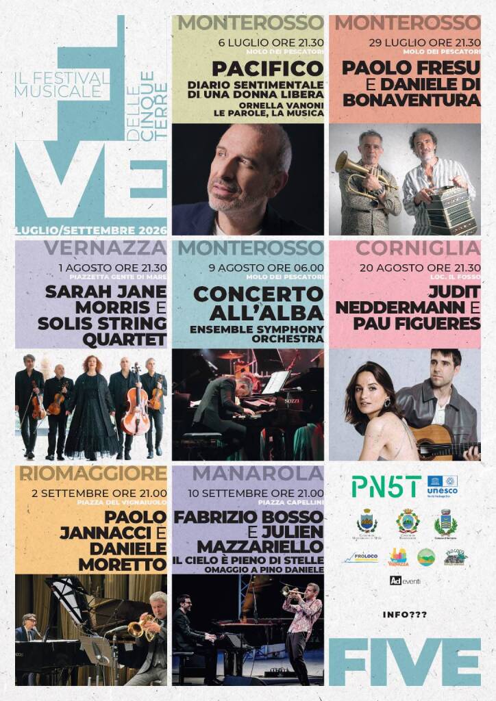 FIVE – Il Festival Musicale delle Cinque Terre