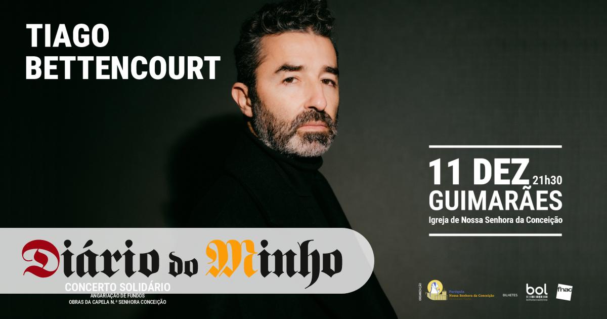 Concerto solidário de Tiago Bettencourt