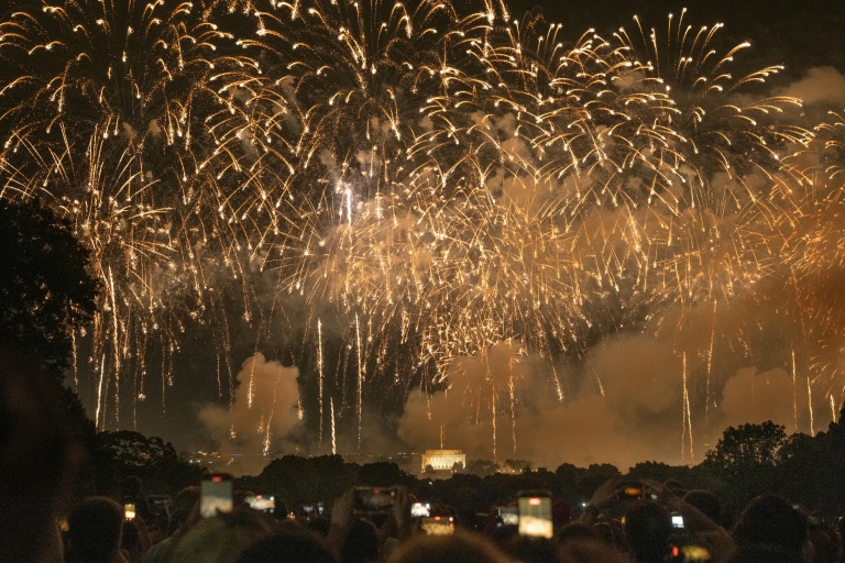 Independence Day Fireworks on the National Mall
