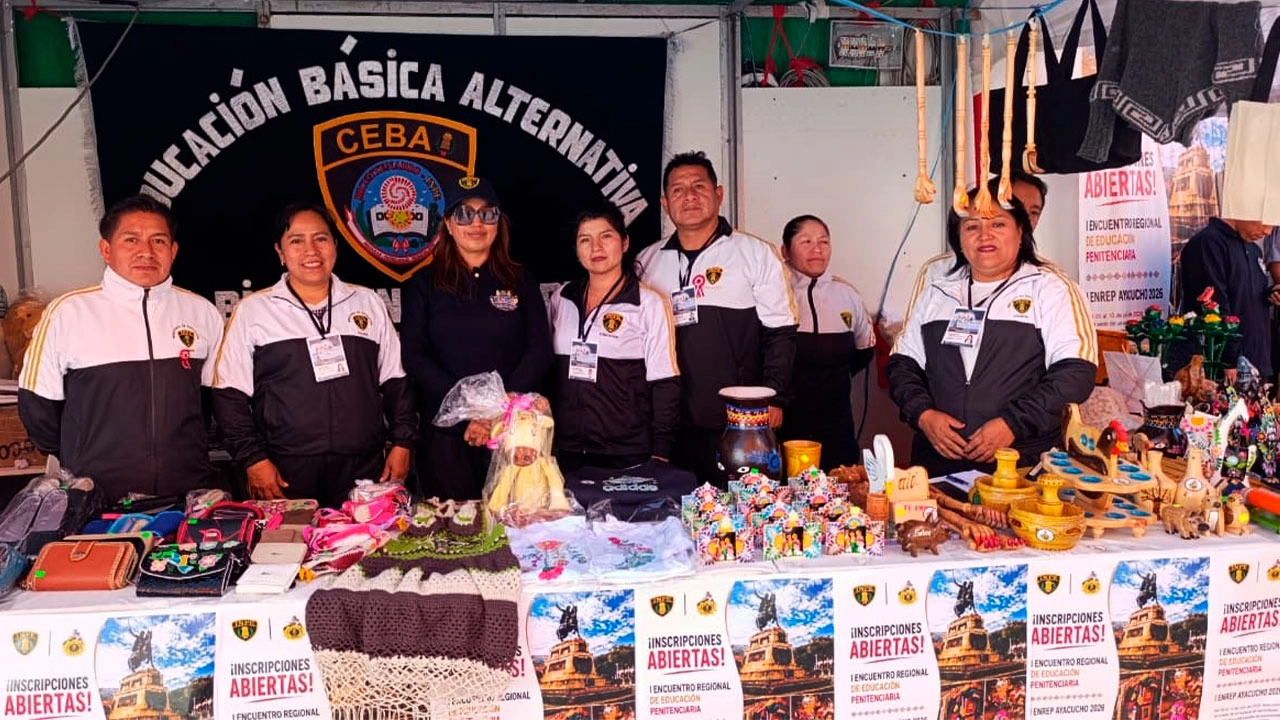 Feria del Primer Encuentro Regional de Educación Penitenciaria (ENREP) Ayacucho 2026