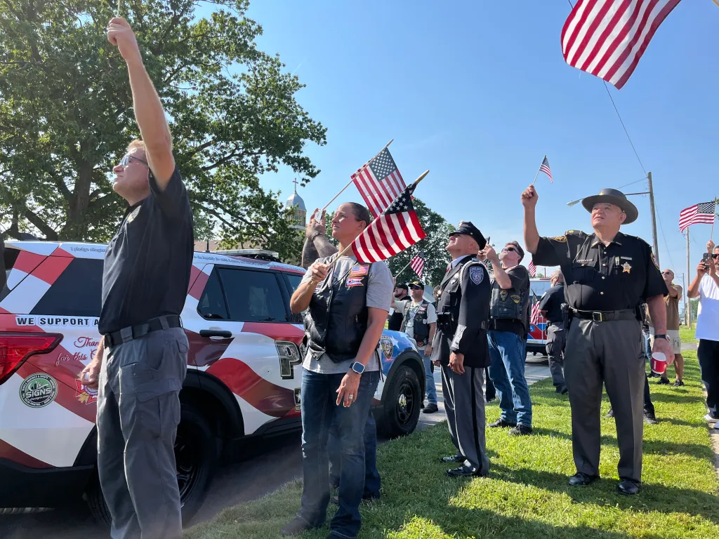 Flight of the Flags ceremony