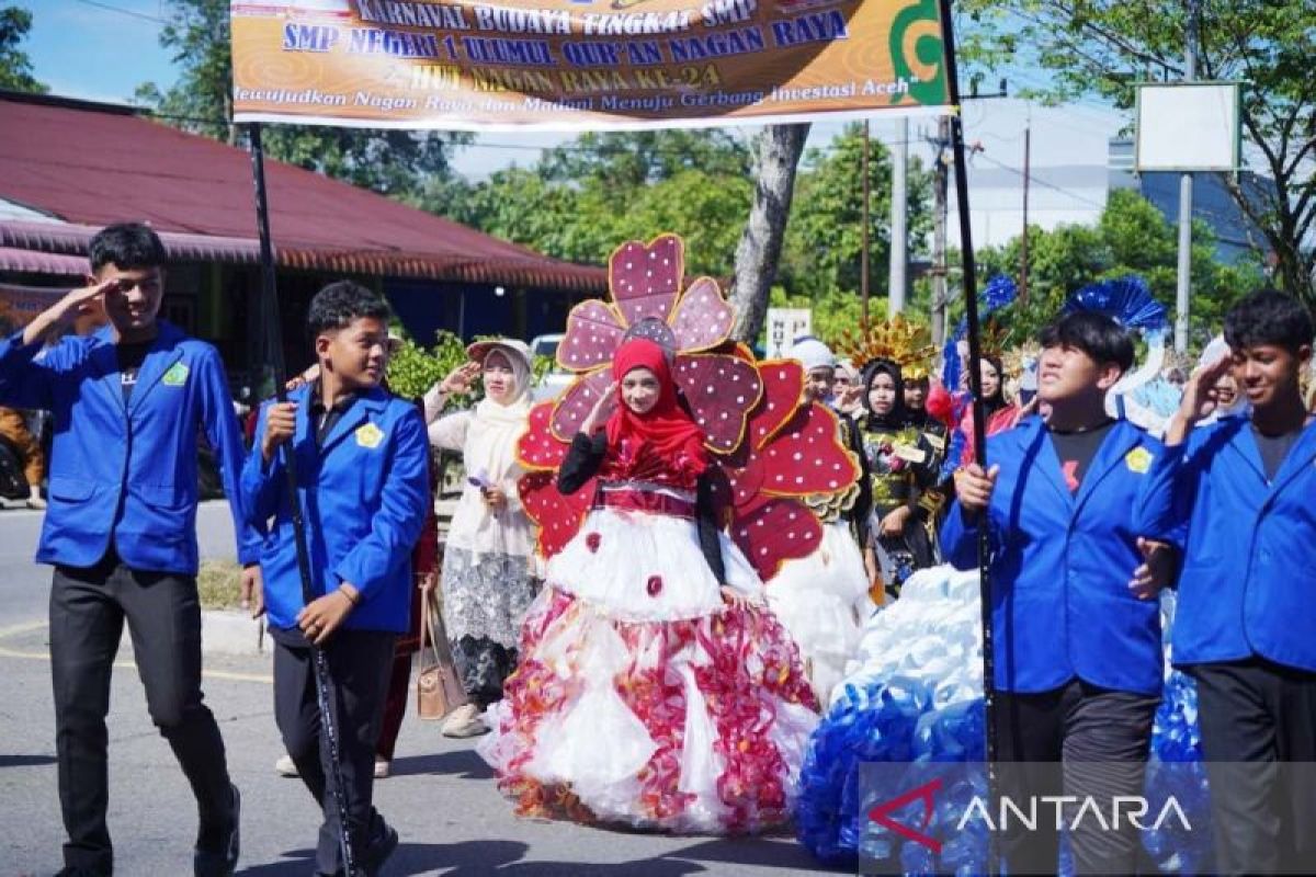Karnaval Budaya HUT Ke-24 Kabupaten Nagan Raya