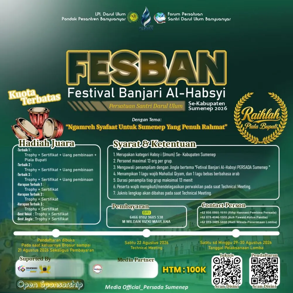 Festival Banjari Al-Habsyi se-Sumenep 2026