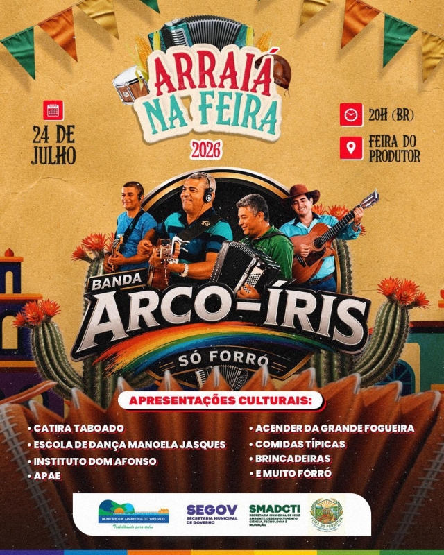 Arraiá na Feira 2026