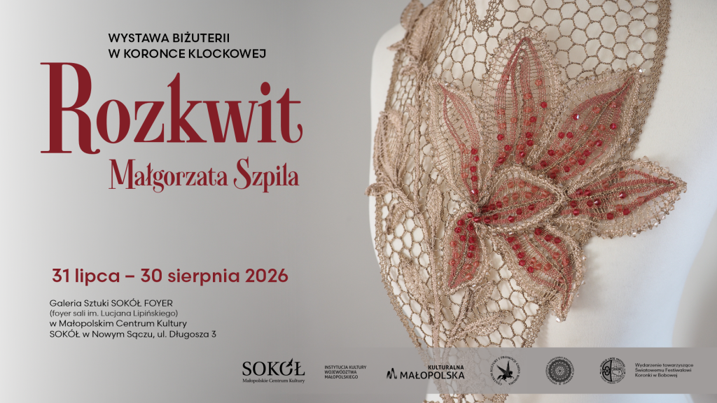 Rozkwit – biżuteria w koronce klockowej