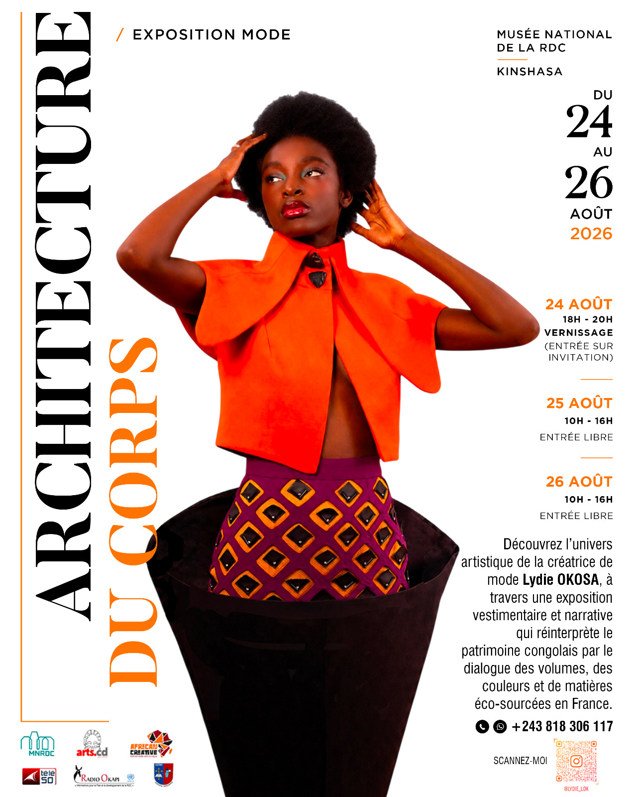 Architecture du corps : héritages Mangbetu et Kuba réinterprétés