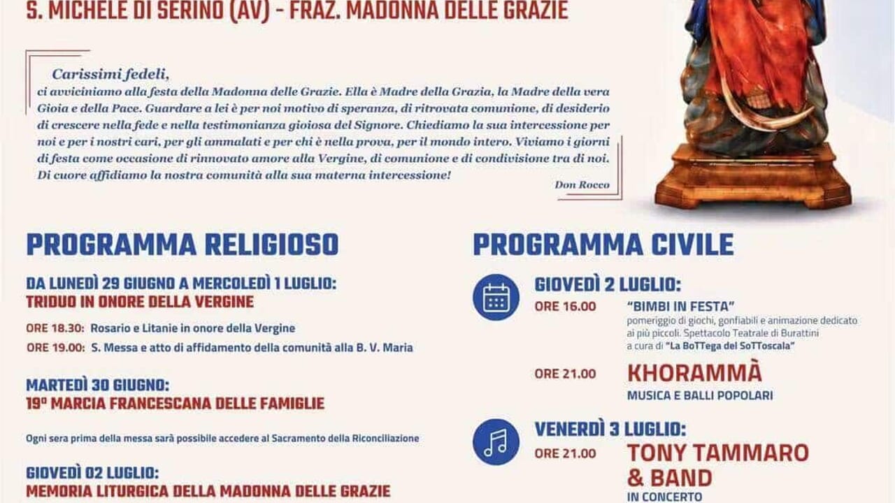 festa in onore della Madonna delle Grazie