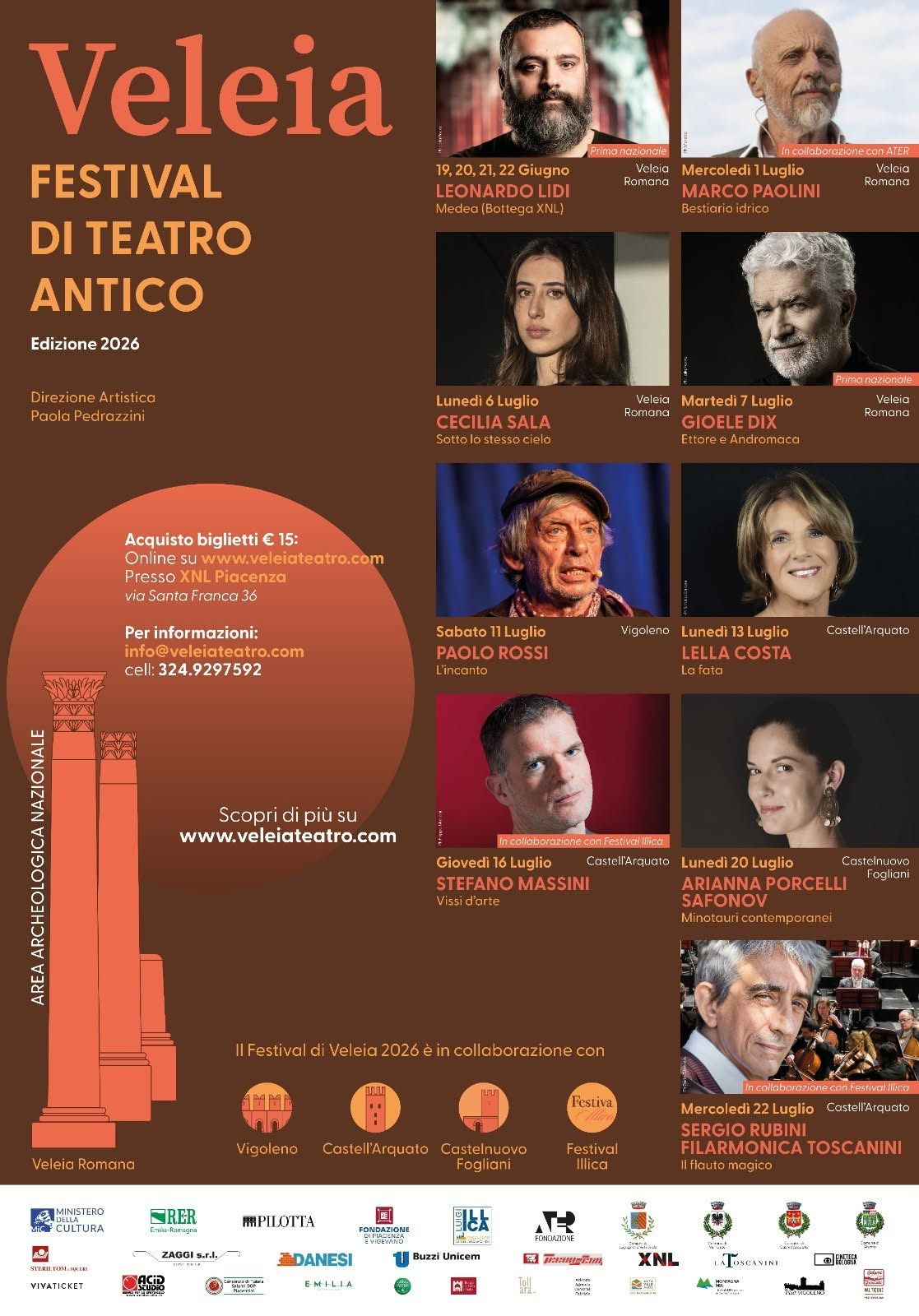 Festival di Teatro Antico di Veleia 2026
