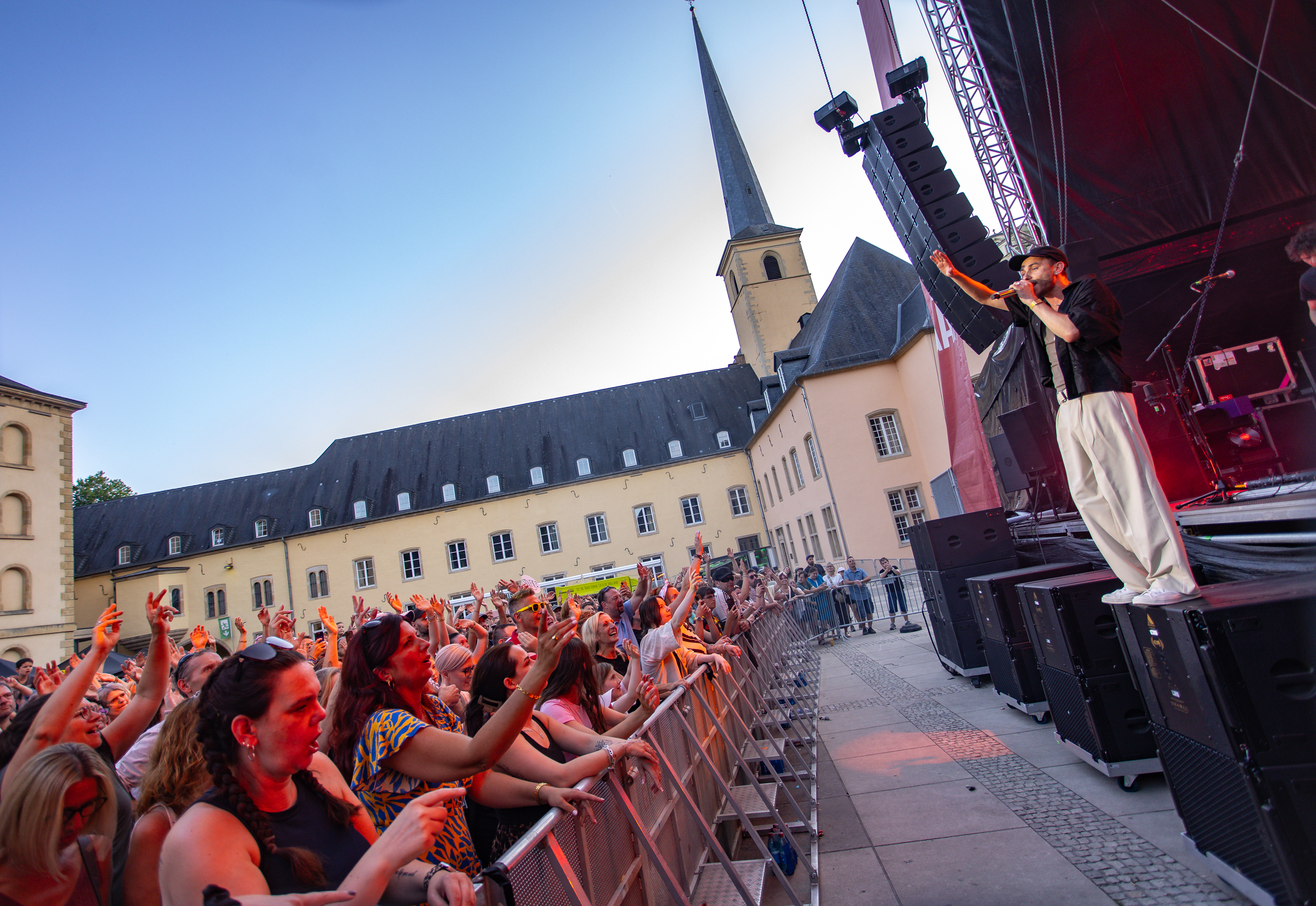 Clueso concert at Neumünster Abbey