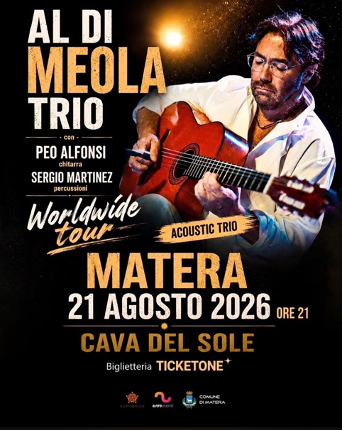 Concerto di Al Di Meola trio - Worldwide tour