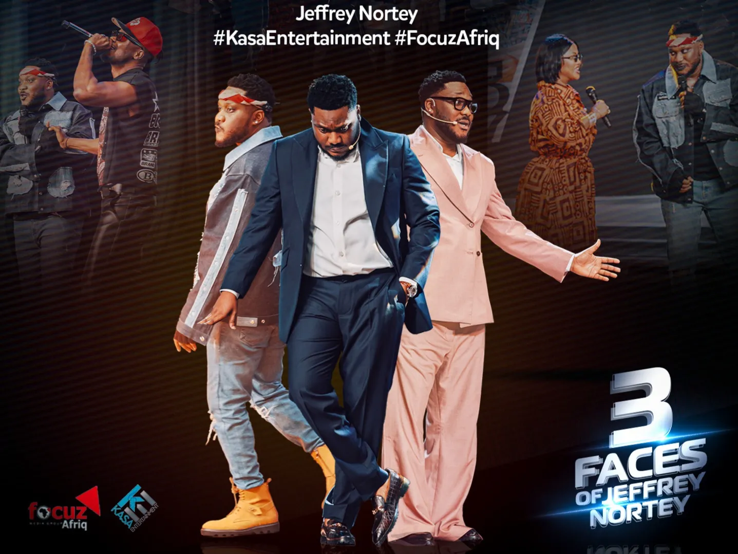 3 Faces of Jeffrey Nortey