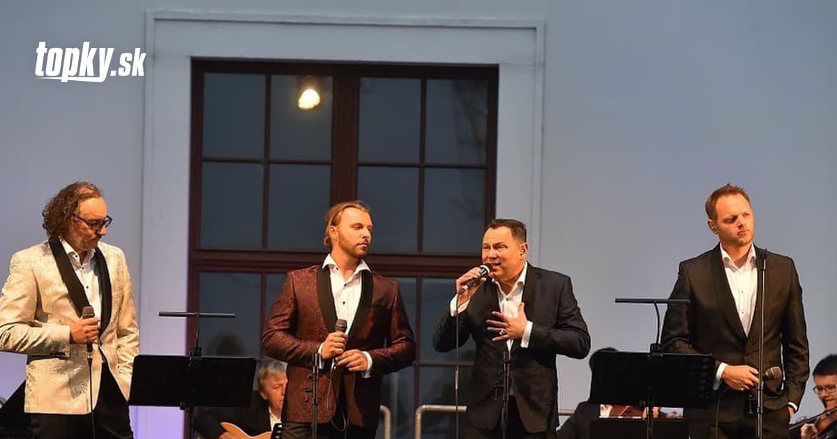 4 Tenoři Slovakia Tour Concert in Trenčín