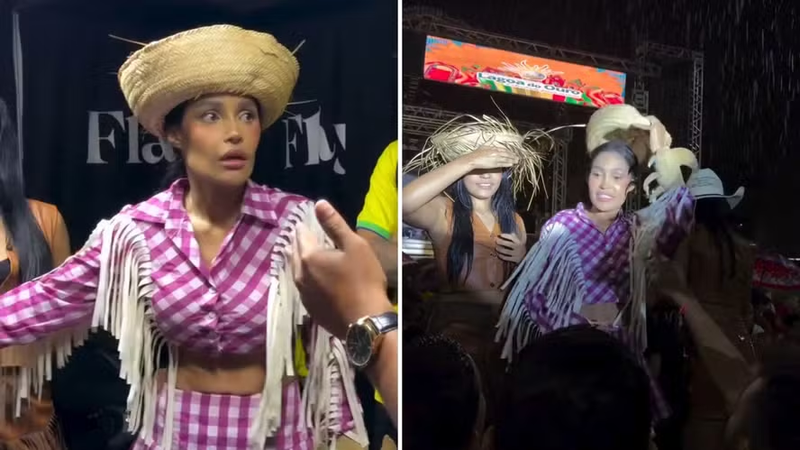 Apresentação da cantora Flay em Lagoa de Ouro