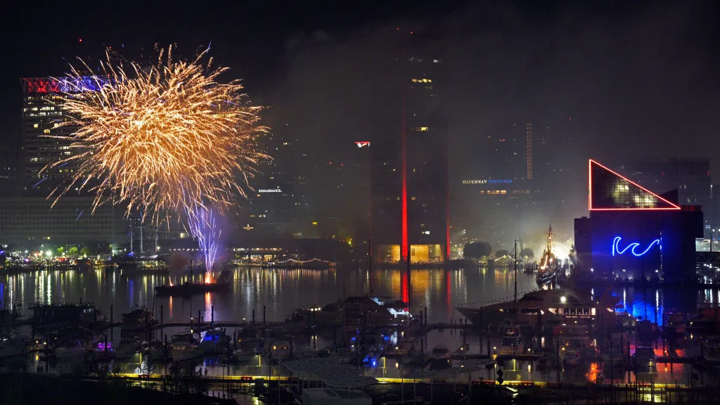 Inner Harbor fireworks celebrating America’s 250th birthday