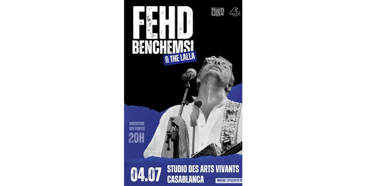 Concert de Fehd Benchemsi & The Lalla à Casablanca