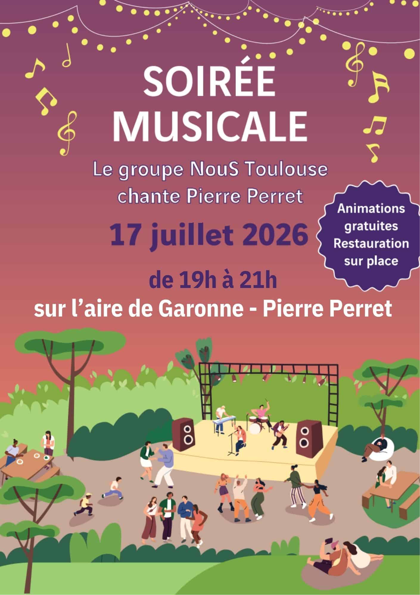 Concert et Guinguette sur l’A62