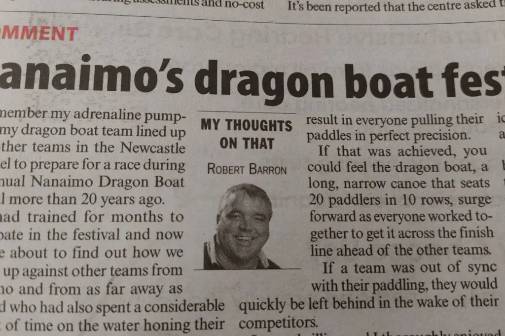 Vancouver Island Paddling Dragon Boat Regatta