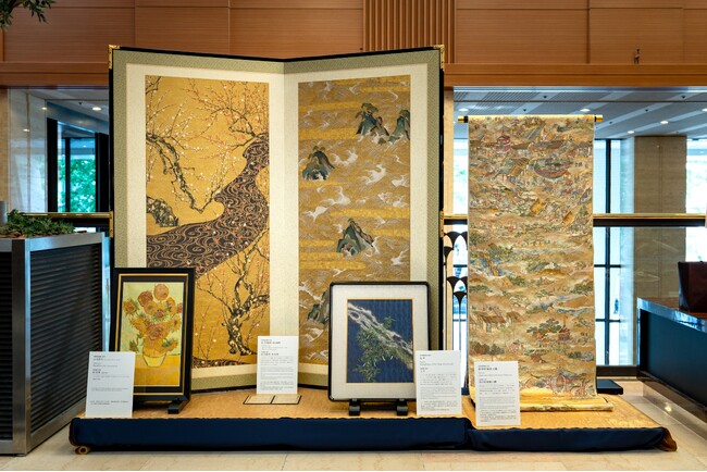西陣織美術工芸「あさぎ」作品 展示