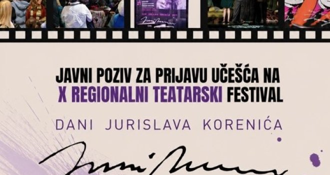 X regionalni teatarski festival "Dani Jurislava Korenića"