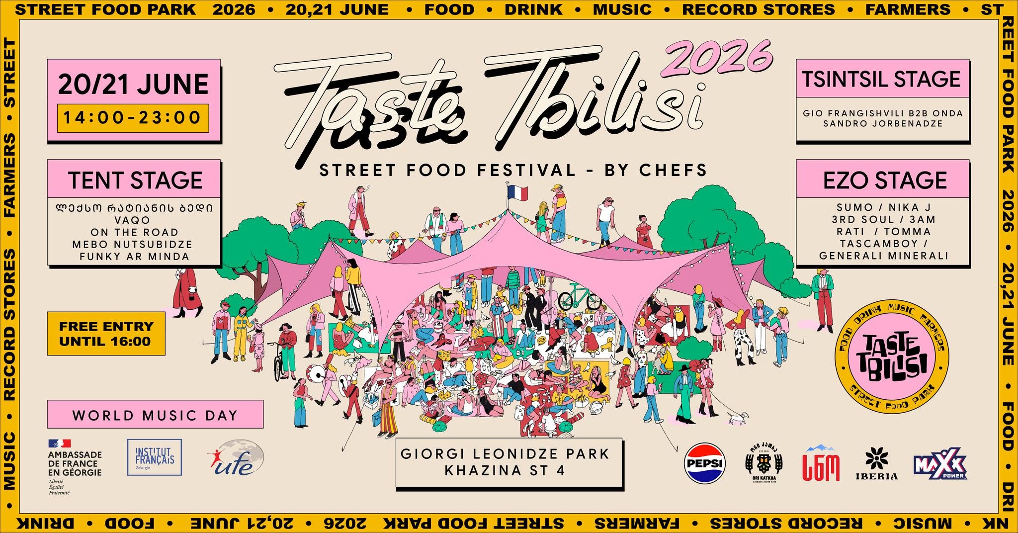 Taste Tbilisi food and music festival