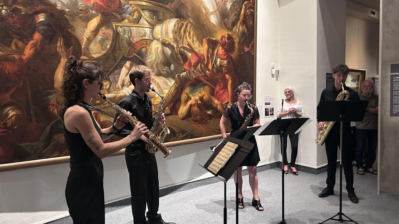Saxophone en mouvement
