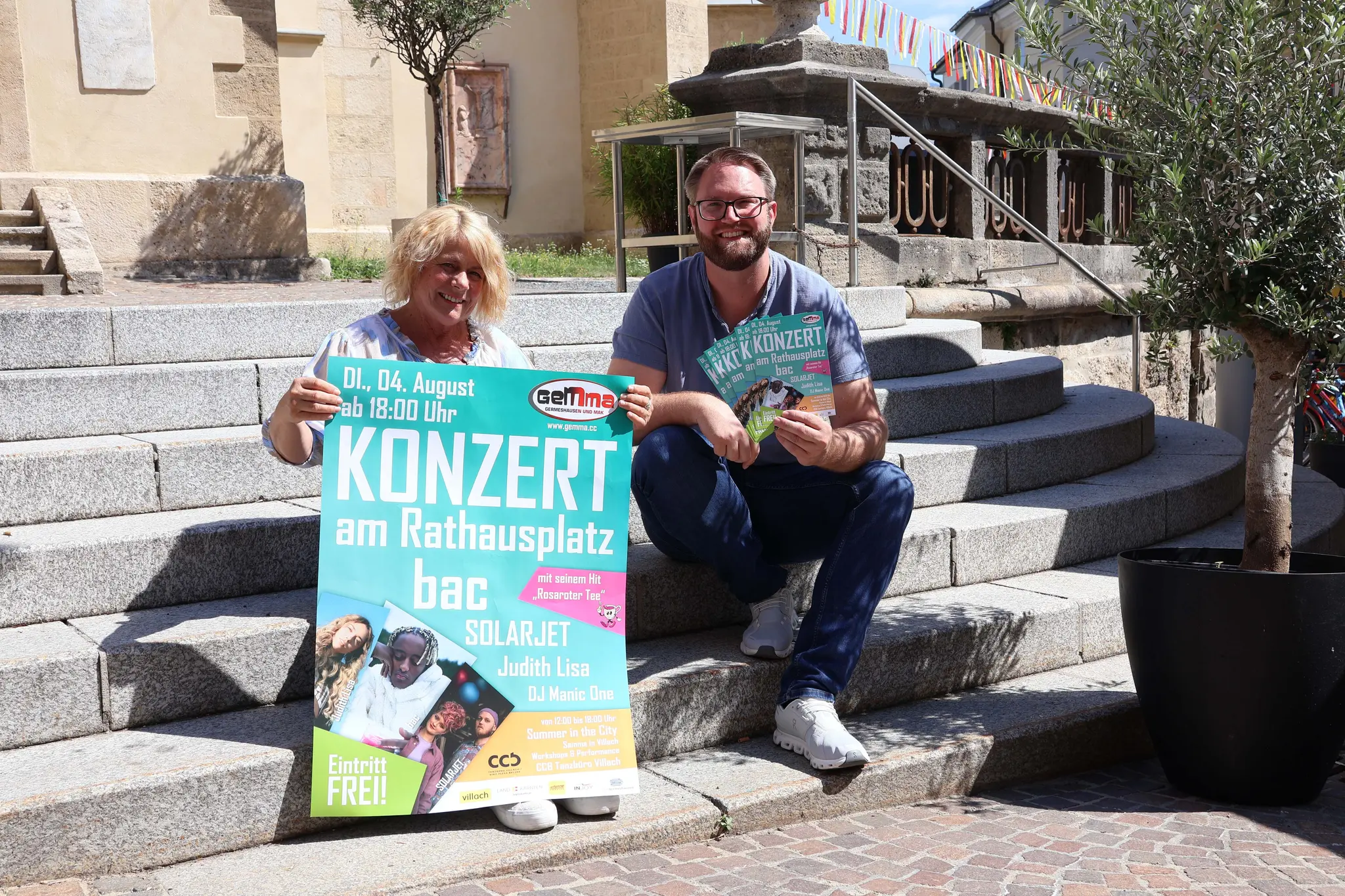Open-Air-Konzert zum 18. Geburtstag von GEMMA