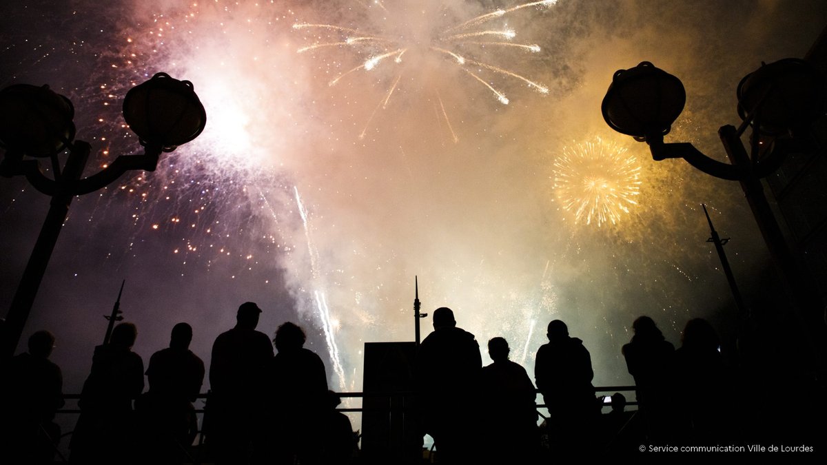Festivités de la fête nationale à Lourdes