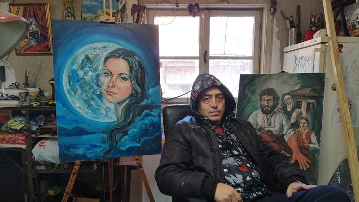 Първа самостоятелна изложба на Боян Боцев