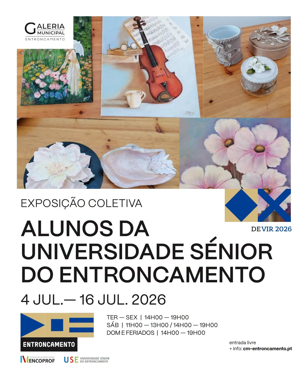 Mostra de trabalhos da Universidade Sénior do Entroncamento