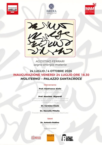 Mostra "Agostino Ferrari – segno energia materia"