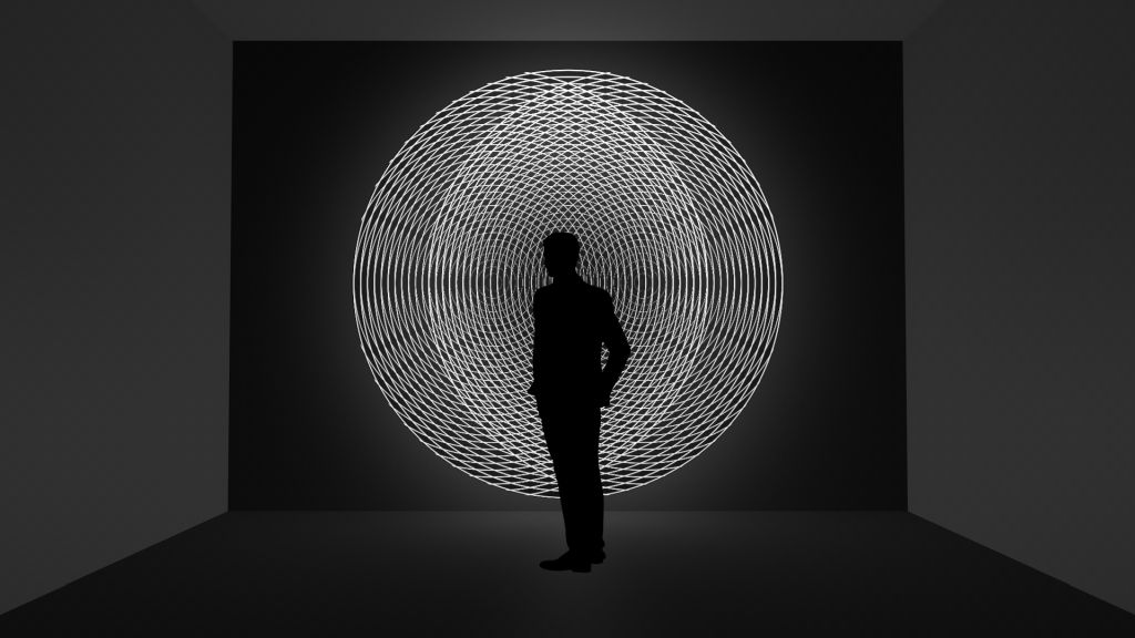 Percepciós Terek – Hommage à Vasarely by Light