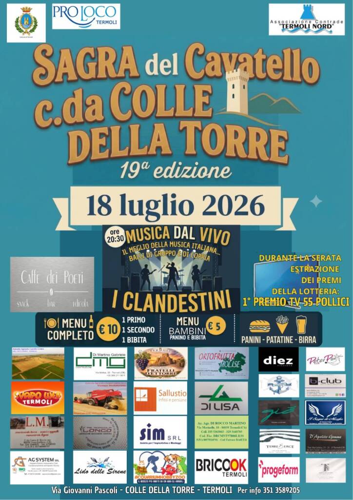 Festa di quartiere di Colle della Torre - Sagra del Cavatello