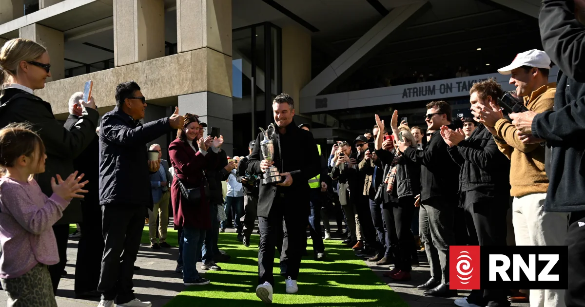 Ryan Fox Claret Jug Welcome Home Celebration