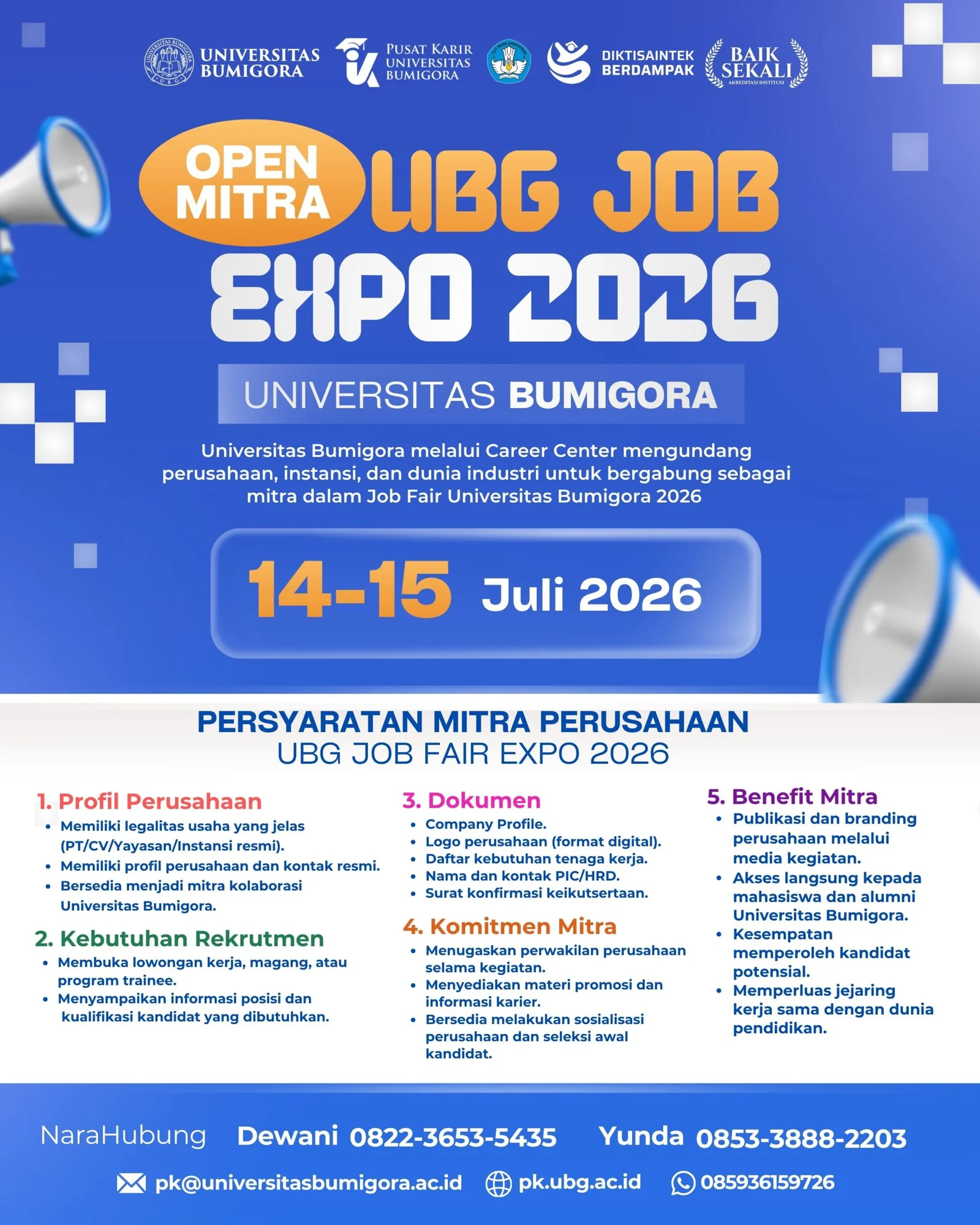UBG Job Fair Expo 2026