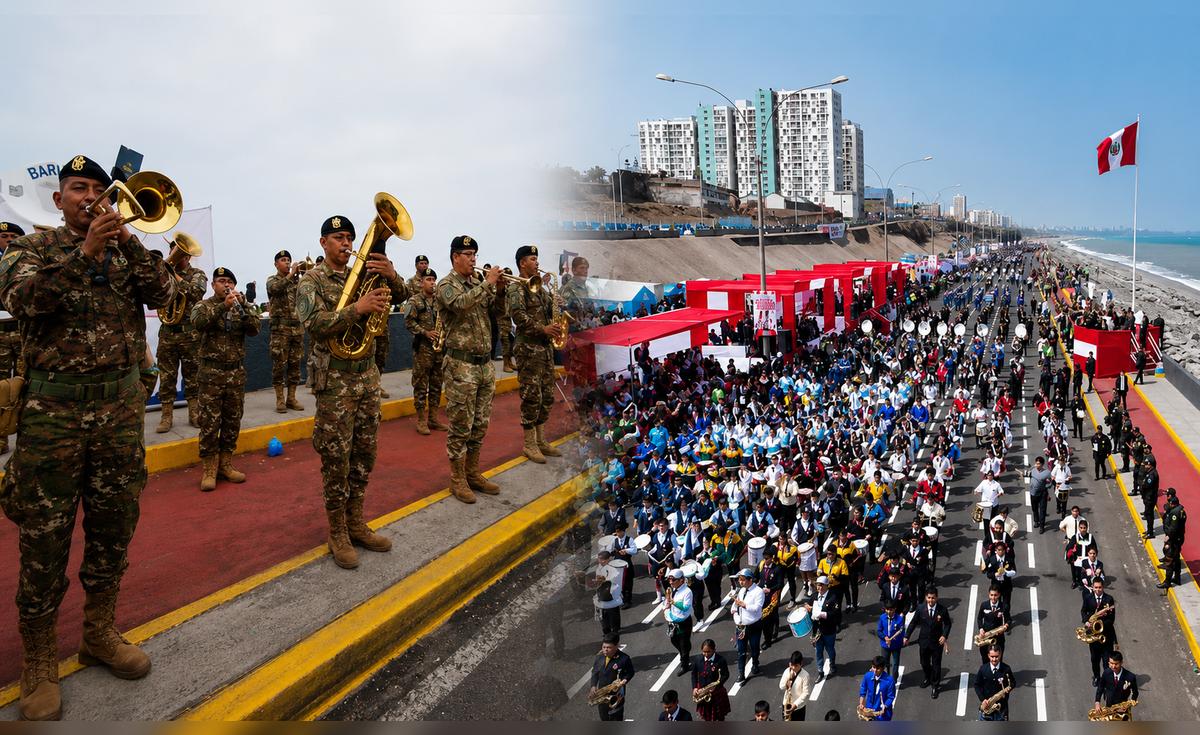 Gran Desfile Cívico, Militar y Escolar a la Orilla del Mar