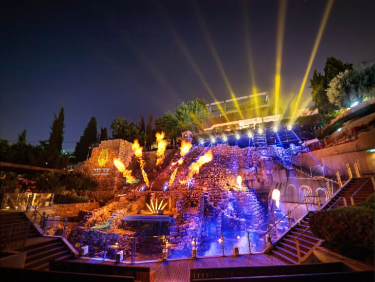 Hallelujah – The night show at the City of David