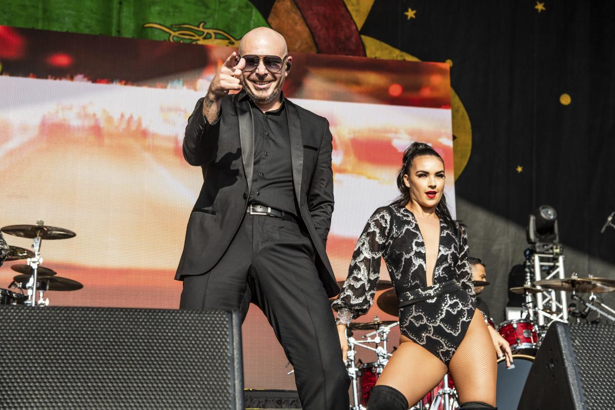 Pitbull at Bellahouston Park