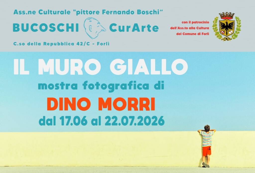 Aperitivo con l’autore Dino Morri e chiusura mostra 'Il muro giallo'