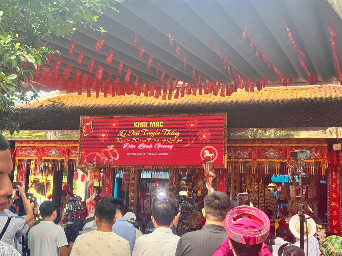 Lễ hội truyền thống đền Lảnh Giang 2026