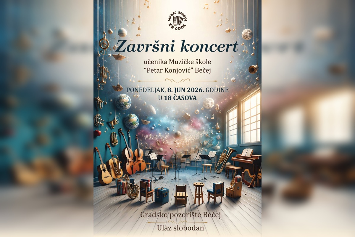 Tradicionalni završni koncert učenika Muzičke škole „Petar Konjović“